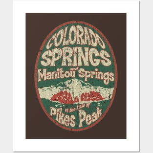 Colorado Springs & Manitou Springs 1977 Posters and Art